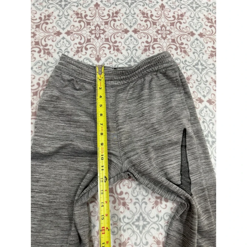 Nike Boys Grey Heather Therma-FIT Tapered Training Jogger Pants Size L